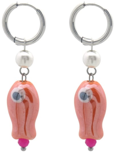 Dames Oorbellen - Zilver - Zeester Design - Roestvrijstaal - 4x1.5cm