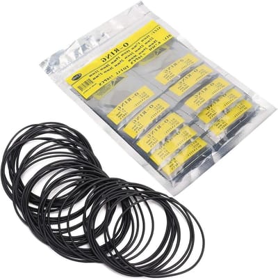 Set van 750 Stuks Ronde Rubber O-ringen voor Horloge Reparatie, Diverse Maten, Waterdichte Rubberafdichtingen