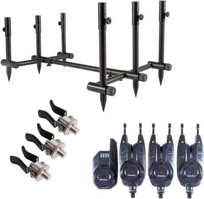 Rodpod Set - Hengelssteun - Vissen - Compleet Visklaar - 45-65cm Verstelbaar - Multi