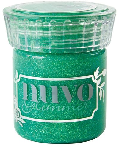 Nuvo - glimmer paste - peridot green 958N