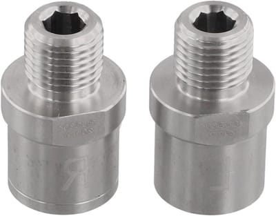 Fiets Pedaal Adapters - Pedaal Converter - Fiets Componenten Aanpassen - Roestvrij Stalen Constructie - 9/16" naar 1/2" - Zilver