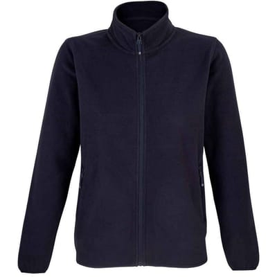 SOLS Dames/Dames Factor Microfleece Recycled Fleece Jacket (Marine)