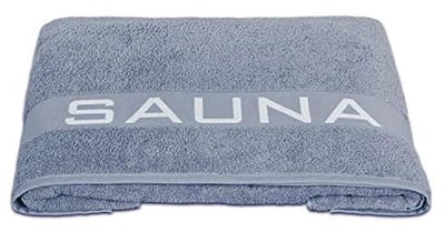 Saunahanddoek XXL 80 x 200 cm - Blauw voor Dames en Heren