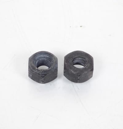 paar spiegelmoeren diameter 8mm steek 125 omgekeerd voor motor scooter nieuw