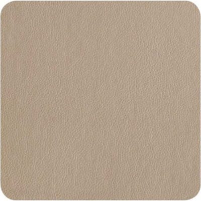 ASA Selection Onderzetters - Leather Optic Fine - Stone - 10 x 10 cm - 4 Stuks