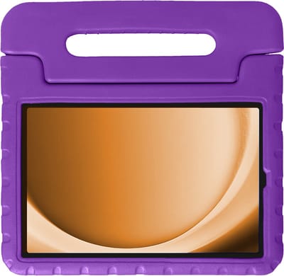 Hoesje - Geschikt voor Samsung Galaxy Tab A9 - Kinderhoes Shockproof Bumper - Kidsproof Case - Tablet Hoes - Kinder Hoes Cover - Paars