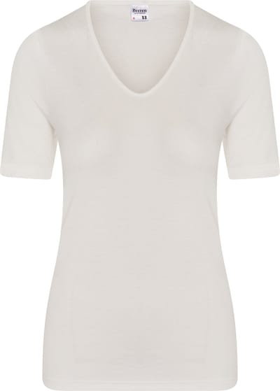 Beeren Thermo Dames T-Shirt wol/wit-M