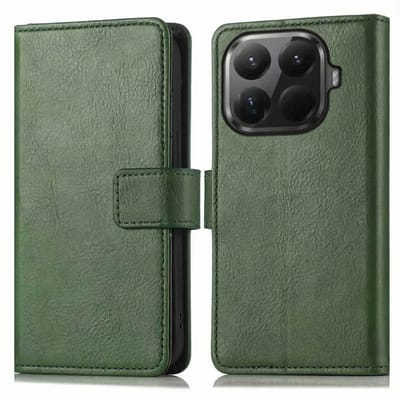 imoshion Hoesje - Geschikt voor Xiaomi 15T Pro - Luxe Bookcase - Groen