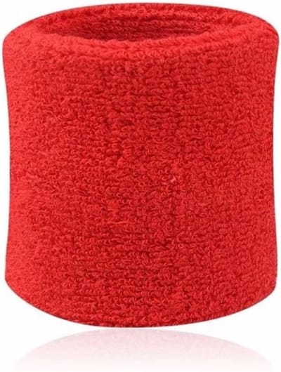 Go Go Gadget - Pols Zweetband - Polsbandje - Fitness - Cardio - 1 stuk - Rood