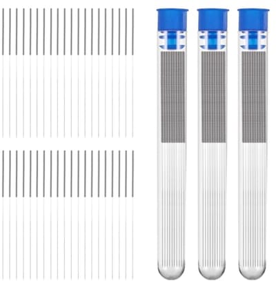 Set van 60 RVS Naalden voor het Reinigen van 3D Printer Nozzles, Perfect voor Onderhoud en Optimalisatie van 3D Printresultaten