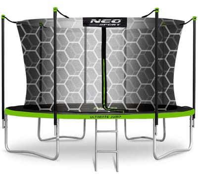 Neo-Sport Serie - Tuin Trampoline - 435cm - Inclusief Veiligheidsnet en Ladder