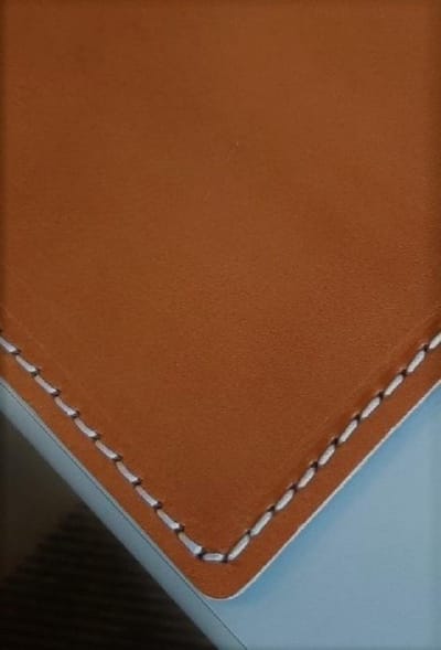 Leren Bureaulegger 65 x 45 cm. Cognac