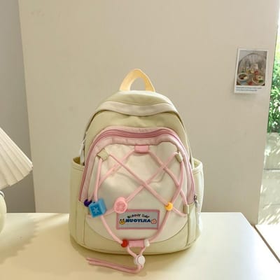 College Stijl Contrast Kleine Schooltas Japans Ins Schattig Klein Fris Niche Mini Mori Meisje Rugzak .