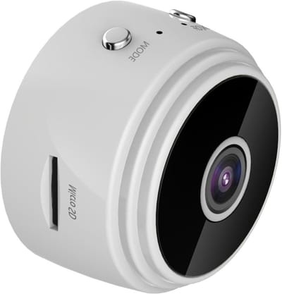 Mini Beveiligingscamera - Draadloze Camera - Huis Bewaken - Nachtzicht HD - 40x40x20 mm - Wit