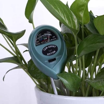 Bodemmeter - Hygrometer Vochtigheidsmeter - Plantenverzorging - 3-in-1 Functie - 18cm Sonde - Groen