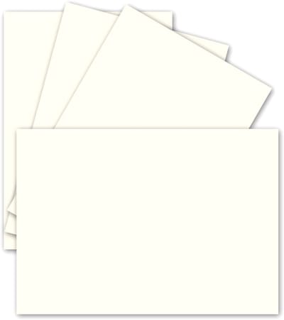 Dailygoods- Knutselkaarten 50 stuks - DIN B6 12,0 x 17,0 cm - 240 g/m² tonkarton - Blanco Ansichtkaarten - Creatief Ontwerpen - Ideaal voor Scrapbooking