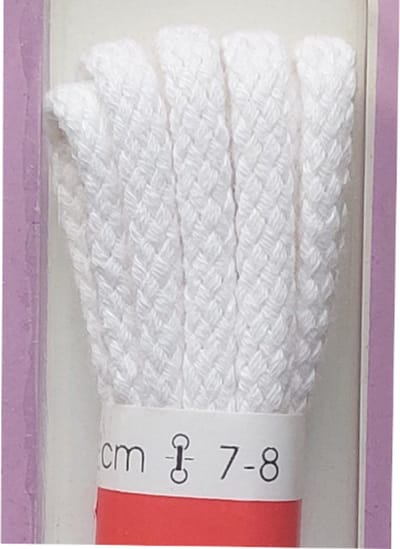 Ronilux Veter - Wit - Rond - Koord Veters - Lengte 90 cm - Dikte 4 mm - Schoenveter