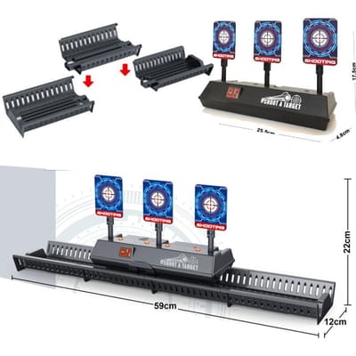 Doelen voor Nerf Guns Auto Reset Elektrisch Schietdoel Accessoires Kinderen Geluid Licht Schietspel Speelgoed Hoge Precisie Scoring