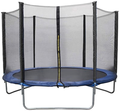 PIPIPOXER- Trampoline complete set met net tuintrampoline kindertrampoline Ø183cm blauw