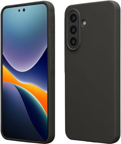 kwmobile telefoonhoesje geschikt voor Samsung Galaxy A57 5G - Hoesje met siliconen coating - Smartphone case in donkergrijs