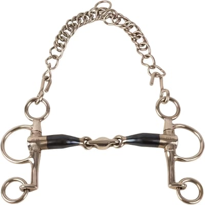 Pelham dubbele gecombineerde bitten voor paarden Velari Sweet Iron