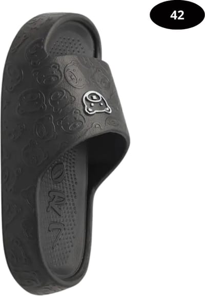Livano Badslippers Dames & Heren - Comfortabel - Flip Flops - Sauna - Zomer - Zwart - Maat 44
