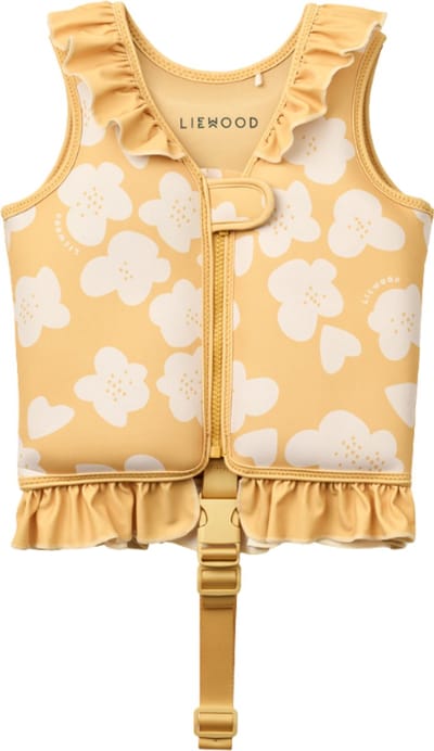 Liewood Dove Zwemvest - Flower / Lemon yellow - 19/30 KG