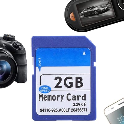 Allecto - 2GB SD Geheugenkaart - Grote Capaciteit Dataopslag voor Muziek - Snelheid en Design - Hoogwaardige Geheugenoplossing - Geschikt voor Veel...