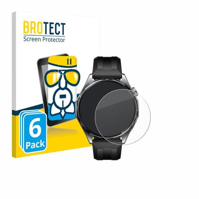 Screenprotector 6 Stuks voor Huawei Watch GT 6 (46 mm) Beschermglas transparant
