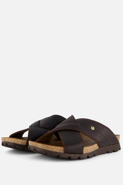 Panama Jack Salmon C17 Slippers bruin Leer - Maat 43