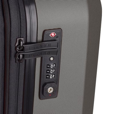Gabol Montreal 4 wielen Kofferset 3-delig met uitbreidingsplooi - Harde bagage - TSA slot - gris