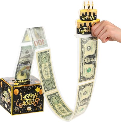 Geldbox voor Geschenken met Enveloppen en Kaarten voor Verjaardagen en Feestelijke Gelegenheden