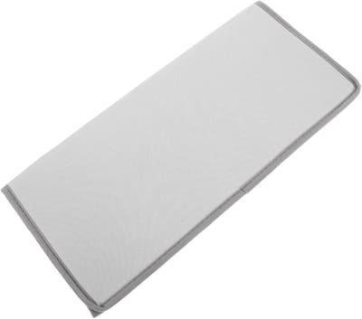 Compacte Strijkplank - Tafelmodel Opvouwbaar - Snel Kleding Strijken - Hittebestendig Oppervlak - 50 x 36 cm - Lichtgrijs