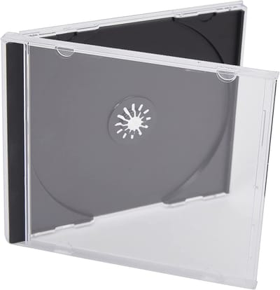 Dailygoods - CD DVD Jewel Cases - 25 stuks - standaard formaat - opbergdozen - bescherming voor media - geschikt voor CD en DVD - transparant
