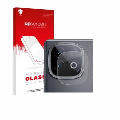 upscreen - Screenprotector voor Vivo iQOO Z10 Turbo (ALLEEN Camera Lens) - Folie Beschermfolie Beschermglas transparant