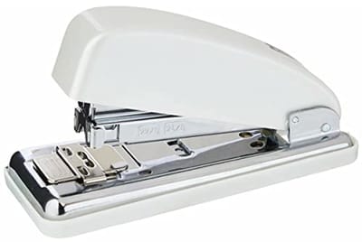 Klassieke nietmachine voor kantoor en school - metaal - wit