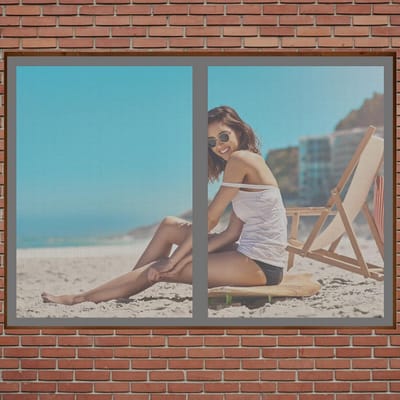 Magnetisch Hor voor Raam 150x100cm - Insectenhor Zonder Boren - Vliegengaas met Automatische Sluiting