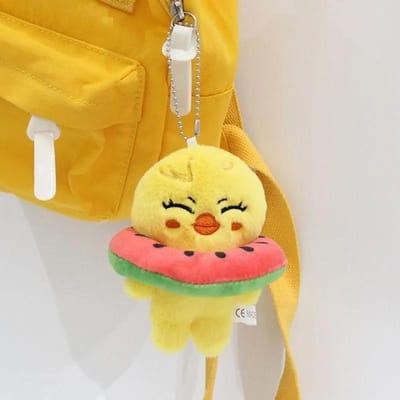 Stray Kids - SKZ Pluche watermeloen ring Sleutelhanger Felix yellow