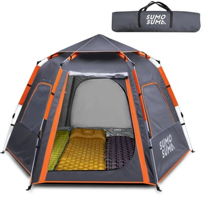 Lifero Camping Tent - Automatisch Pop-up Tent - Easy-up - Kampeertent 2 Persoons - Kamperen 2-4 persoons Tenten - Koepeltent