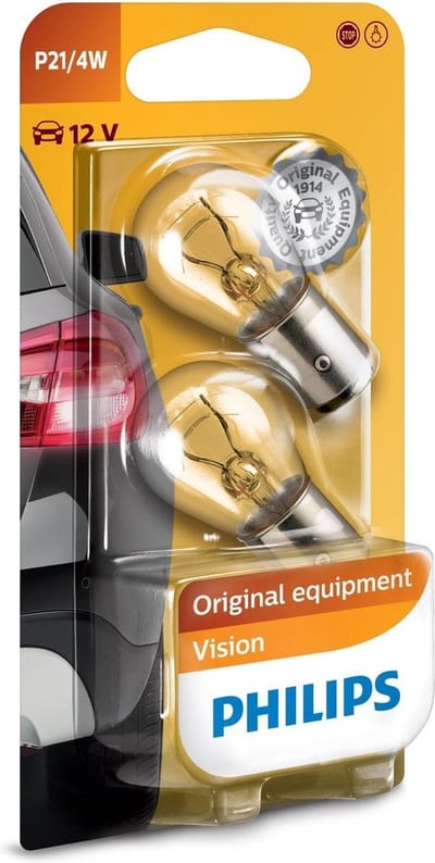 Philips Autolamp Signaallampen P21/4w Premium 12v Rood 2 Stuks