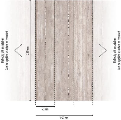 BETONLOOK FOTOBEHANG | Industrieel - Grijs Crème - Livingwalls The Wall II