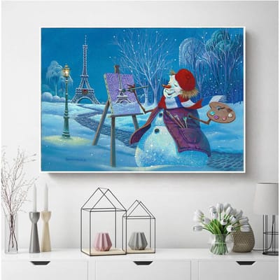 DIY 5D Diamant Schilderij Volledige Ronde Boor Cartoon Diamant Borduren borduurpakketten Mozaïek Hars Kerstcadeau Muur Decor Full Square 20X30CM