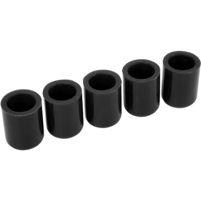 5 stuks Automotive Inlaat Vacuümslang Dop Siliconen Weerbestendig Vacuümslang Einde voor 19mm Buis zwart