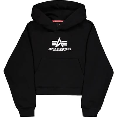Gestreepte hoodie met pofmouwen voor dames Alpha Industries Basic