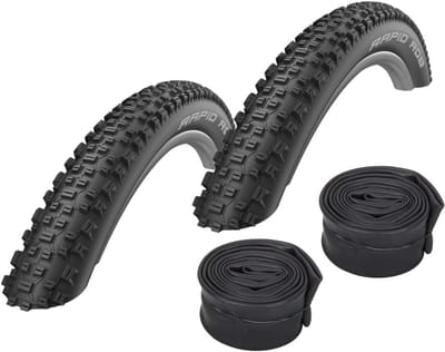 Set van 2 Mountainbike Banden 27,5x2.10 met Binnenbanden met Racefietsventiel