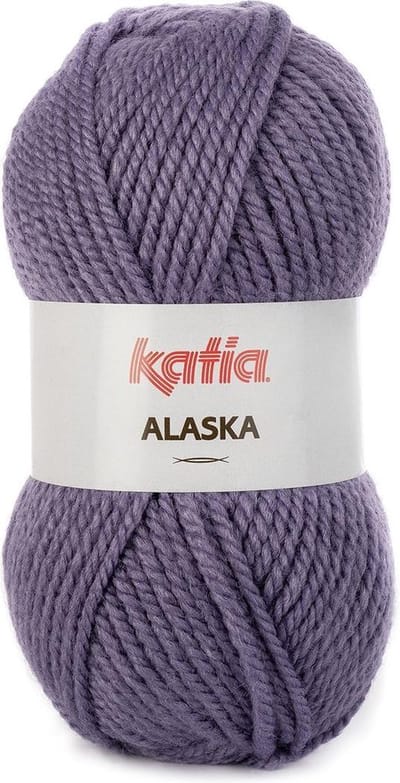 Katia Alaska - 52 lila - Acryl Garen