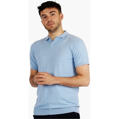 Heren Polo Enter - Ochtendblauw