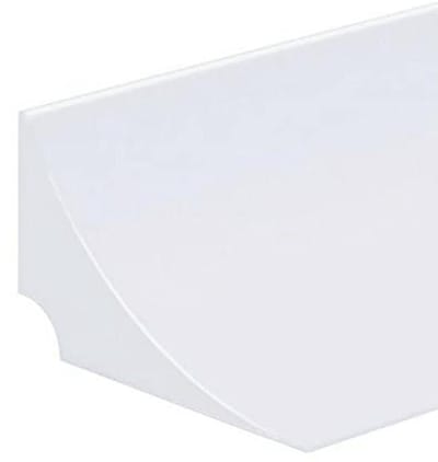 Douche waterstop strip - Zelfklevende afdichtstrip voor randloze douches, badkuipen & wastafels (wit, 5 m)