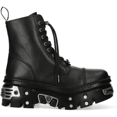 New Rock - Gothic Laarzen - M-WALL083CCT-S13 - EU36 tot EU47 - zwart
