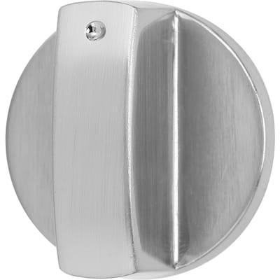 Bouton de commande universel en alliage de zinc pour cuisinière, 8 mm, adaptateur argenté gray